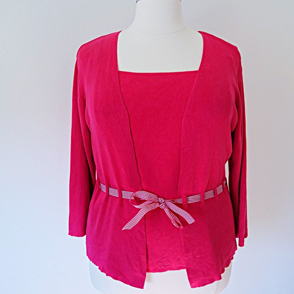 LIGHT Cardigan and matching tank set